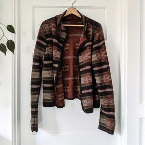 Peruvian Connection Baby Alpaca/Wool Open Cardigan